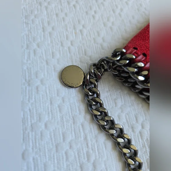 Authentic Stella McCartney Falabella Phone Holder Crossbody RED